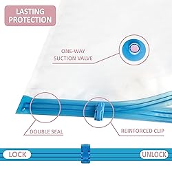 Cozy Essential 6 Pack XXL Jumbo Vacuum Storage