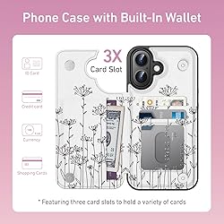 Goodon for iPhone 16 Case Wallet - Flip Folio