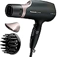 Panasonic Nanoe Salon Hair Dryer with Quick-Dry Oscillating Nozzle, Diffuser Attachment for Curly, Wavy Hair, 3-Speed Heat Setting for Easy Styling & Healthy Hair, EH-ANA6HN (Black/Pink Gold)