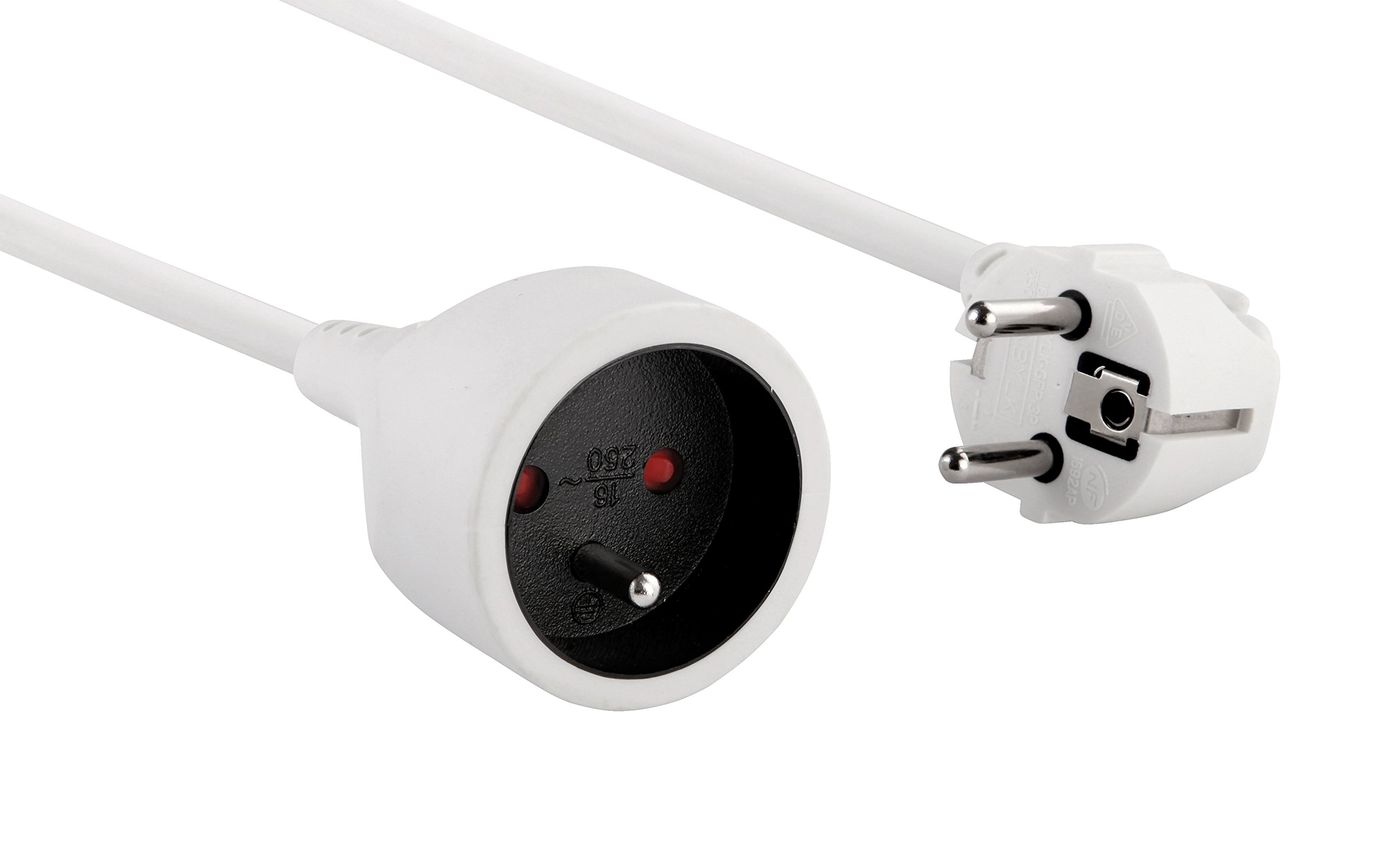 Electraline 10148026j Section 3G1.5 mm² 15 m Extension Cable White — image 1
