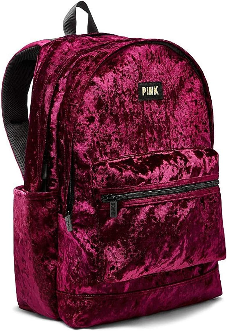 victoria secret velvet backpack
