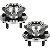 ECCPP 2-Piece 513017 Wheel Hub Bearing for Chevrolet Cavalier 1984-2005 | for Pontiac Grand Am 1985-1998 5 lugs Pre-Greased Sealed