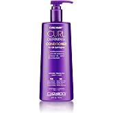 GIOVANNI Curl Habit Curl Defining Conditioner, Jojoba, Shea Butter, 24 oz | Conditioner Curly Hair, Condition and Enhance with Coconut Oil, Vegan, Cruelty Free, Silicone Free