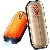 AI Hand Warmers Rechargeable 2 Pack - 6000mAh Electric Hand Warmer with LED Lights, 5-Temp Smart Control, Portable Pocket Heater, Gifts for Christmas, Outdoor, Hunting, Golf, Camping Accessories