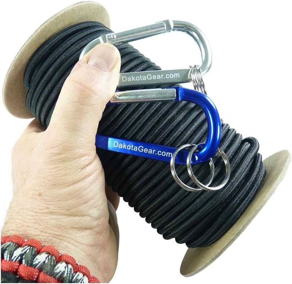 Also Called Bungee Cord Shock Cord Marine Grade TM Dakota Gear with 2