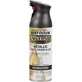 Rust-Oleum Universal All Surface Metallic Spray Paint, Oil Rubbed Bronze | Interior/Exterior, Fast Dry, Rust Preventive, Strong Adhesion, Patented Comfort Trigger Sprays from Any Angle, 11 oz