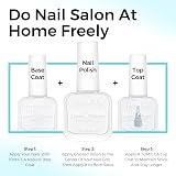 TOMICCA White Nail Polish 15ml Quick Dry Chip Resistant French Manicure view 8