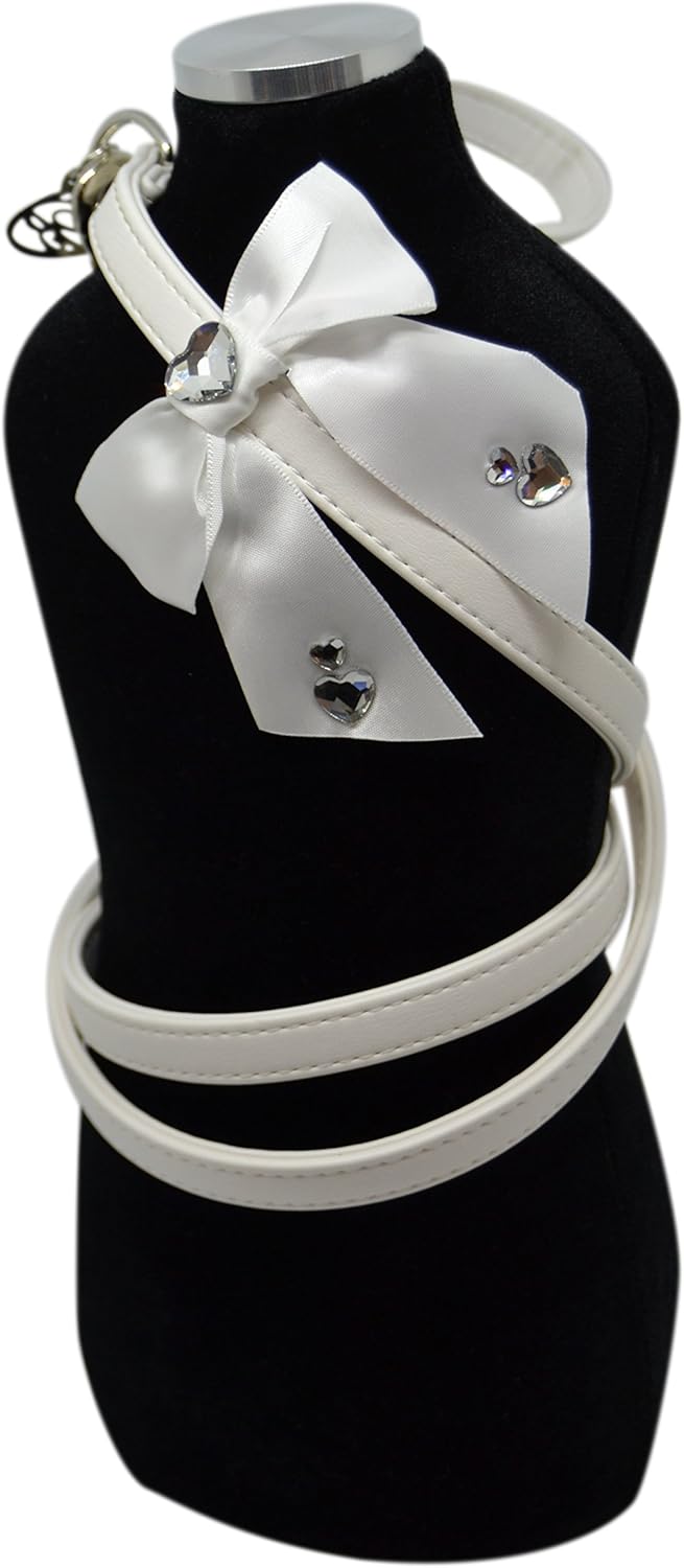 Trilly tutti Brilli Nori Dog's Lead, White, 120 cm x 2 cm