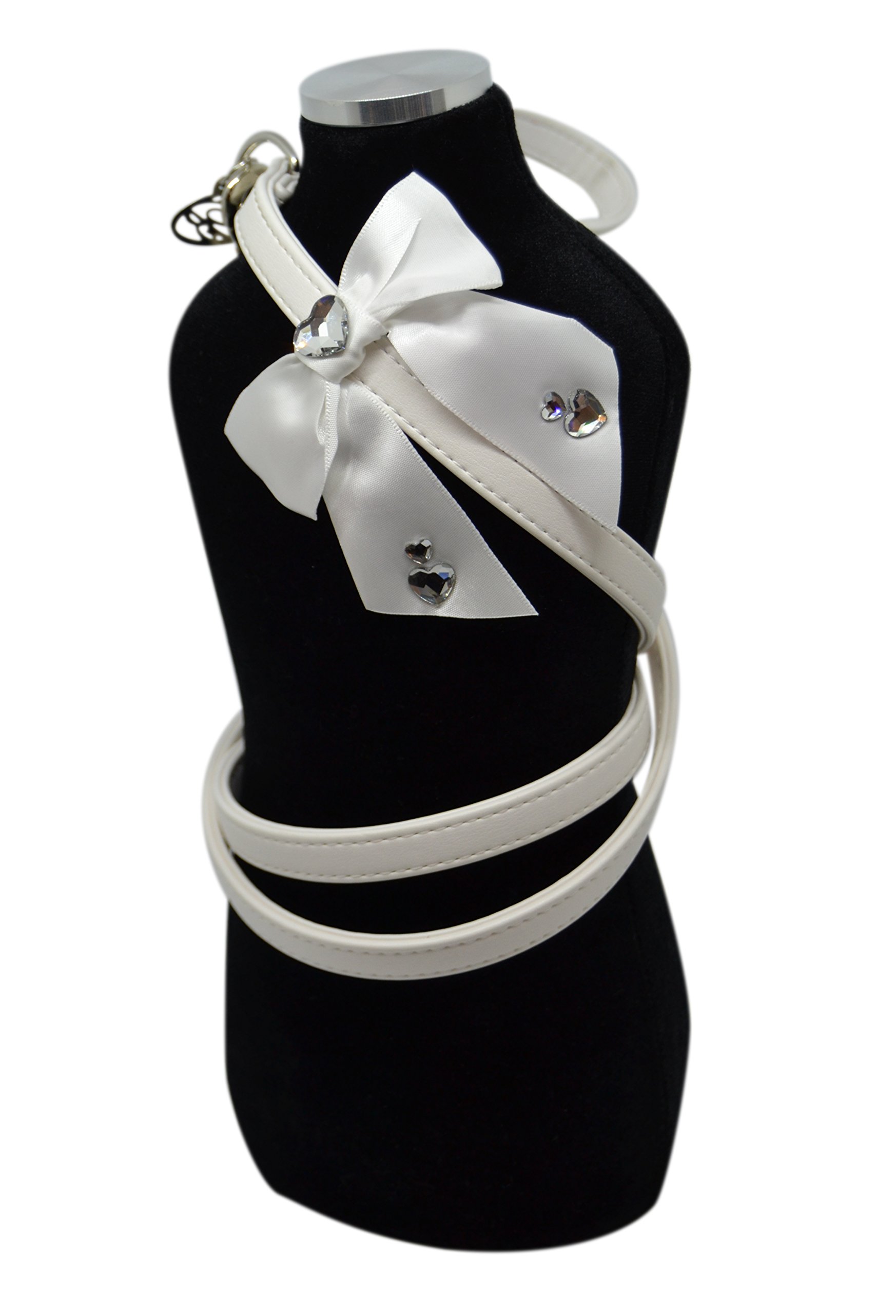 Trilly tutti Brilli Nori Dog's Lead, White, 120 cm x 2 cm