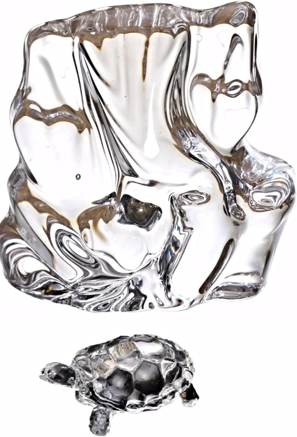 PRAX Feng Shui Vastu Crystal Tortoise & Ganesha