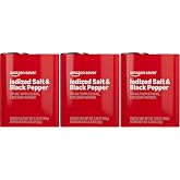 Amazon Saver, Iodized Salt &amp; Black Pepper, 4.25 Oz (Pack of 3)