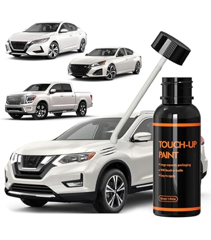 ScratchesHappen Exact-Match Touch Up Paint Kit - Pearl White/White Noise Tricoat For Dodge, Includes Paint + Clear Coat