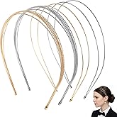 LXUEJIE 4 Pcs Metal Headbands, Gold And Silver, Multi Layer Double Layer Hairbands For Women Girls, Bridal Hairstyle Accessories, Comfortable Fit