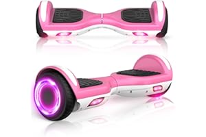 UNI-SUN Hoverboard, 6.5" Two Wheel Hoverboard with Bluetooth and Lights, Hoverboard for Kids Ages 6-12
