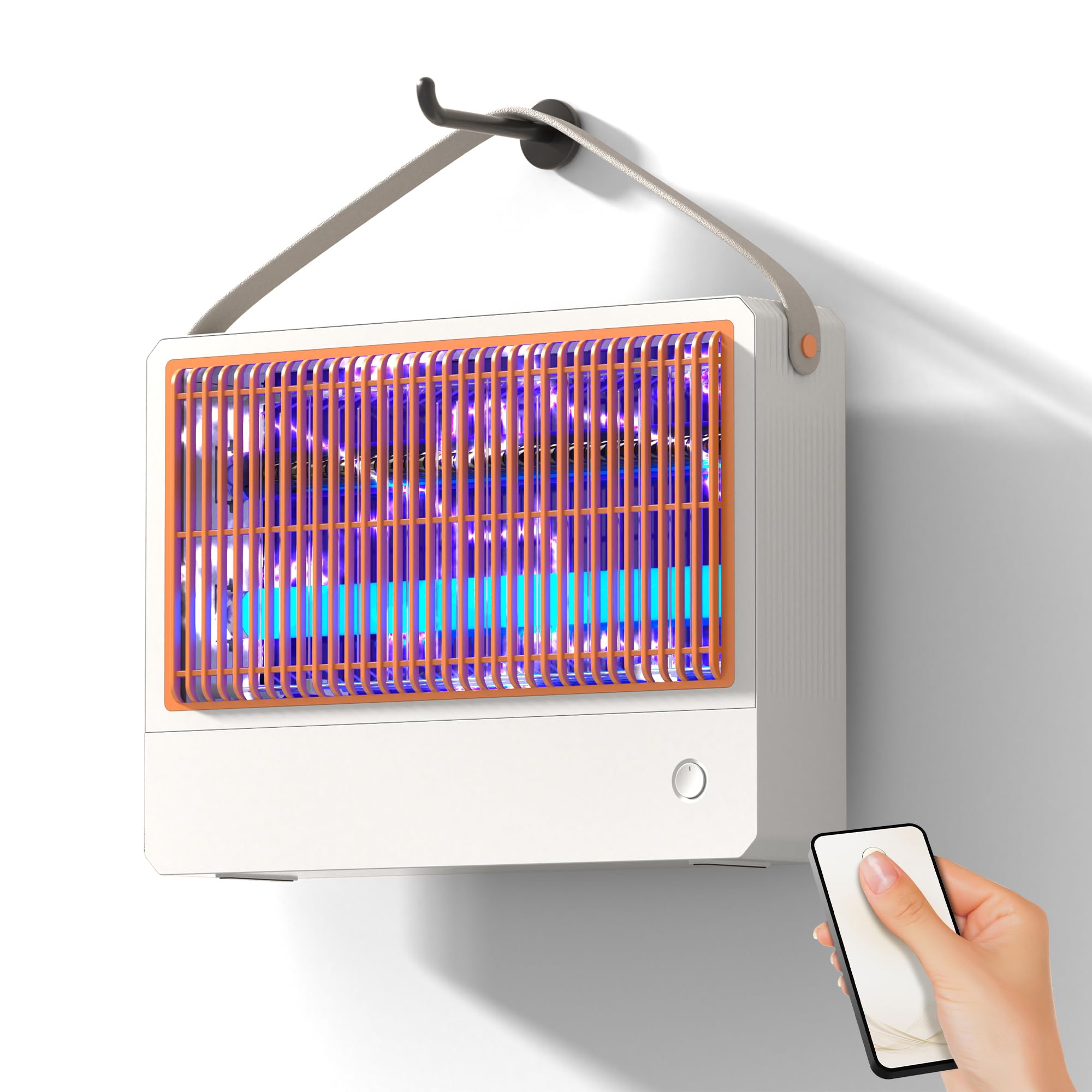 Photo 1 of DJROLL Bug Zapper Fruit Fly Traps for Indoor, Electric Fly Zapper for Home with Remote, Hybrid Spectrum 20W Mosquito Killer Including 2 Pack Replacement Bulbs