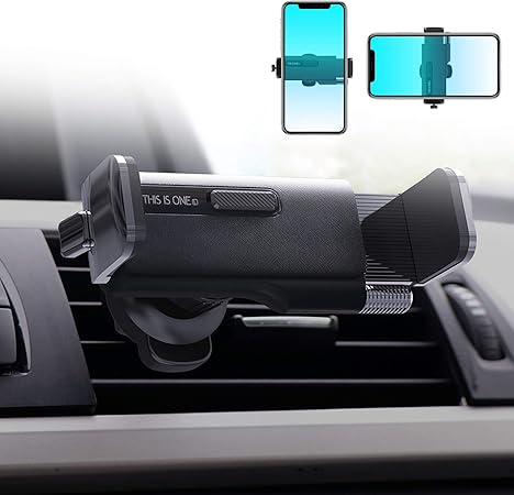 Amazon 車載ホルダー Ossky スマホホルダー 360度回転 高弾力固定 横 縦向き対応 ミニサイズ 省スペース エアコン吹き出し口用 片手操作 着脱簡単 多機種対応 ブラック 車 バイク 車 バイク
