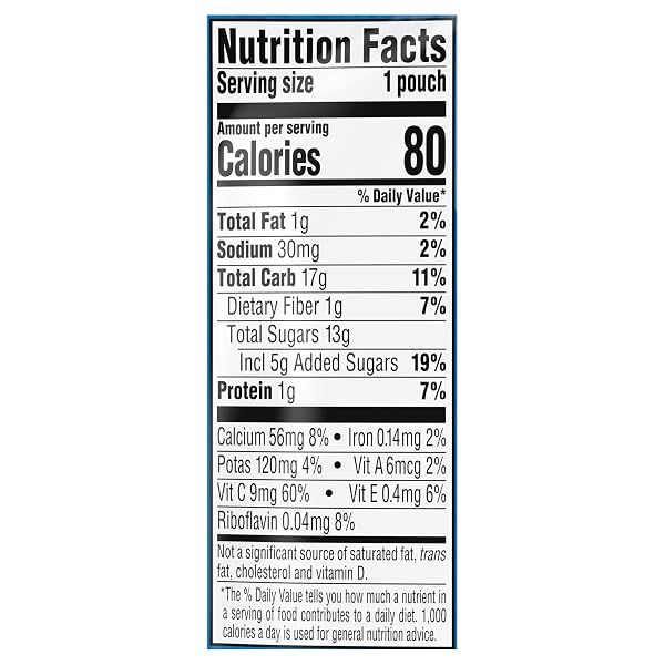 GERBER BABY FOOD POUCHES, TODDLER 12+ MONTHS, FRUIT & YOGURT VERY BERRY, 3.5 OUNCE