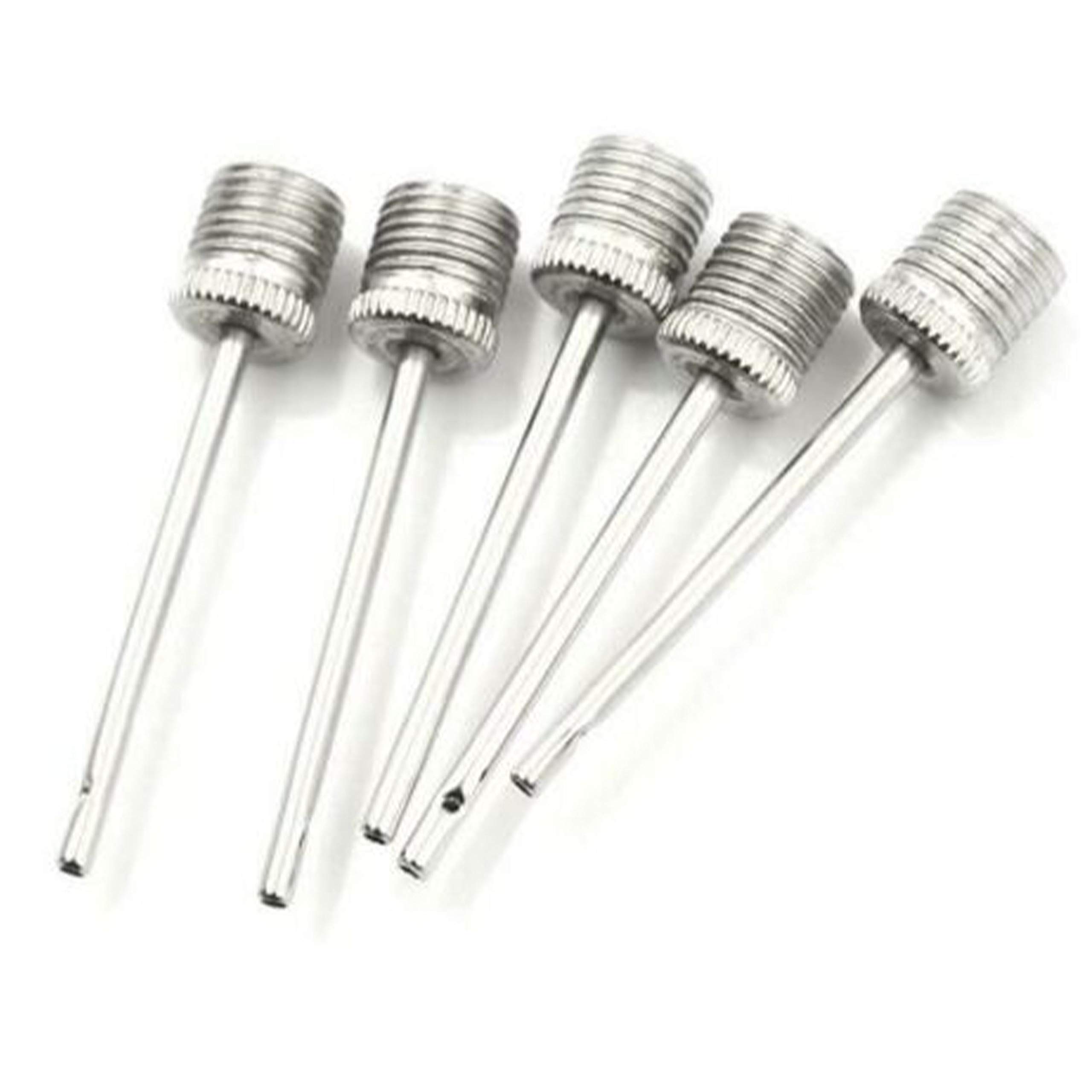 5 Pcs Stainless Steel Sports Ball Inflation Needle for Basketball, Football, Rugby, Volleyball, Handball