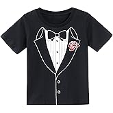 COSLAND Boys and Toddler Cotton Print T-Shirt Short Sleeve Halloween Shirt, 2T-Large