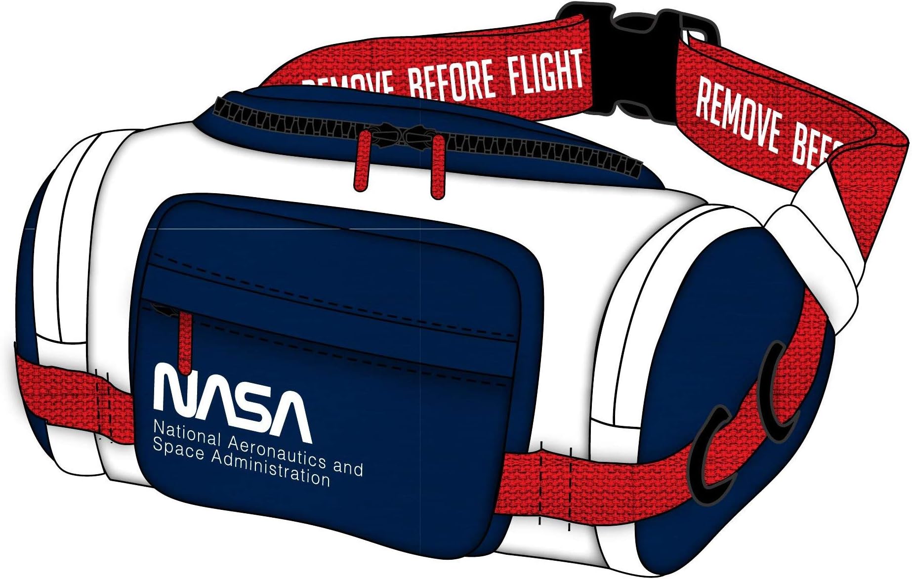 H3 SPORTGEAR NASA Research Center Waist Bag - OSFA
