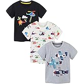 Bumeex Toddler Boy's 3pk Short Sleeve Tshirt