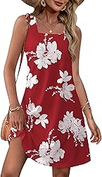 OFEEFAN Red Dresses for Women Summer 2025