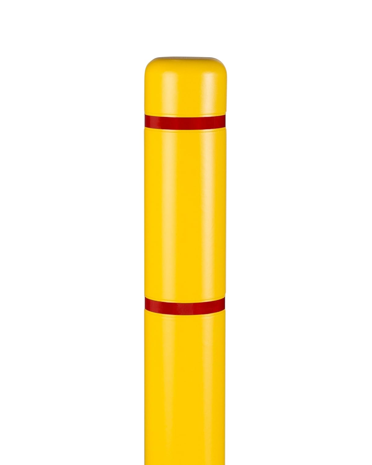 Innoplast Bollard Cover 4 X 52 Yellow Cover With Red Tapes Amazon Com Industrial Scientific