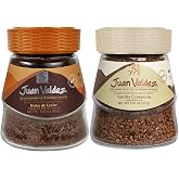Juan Valdez Freeze-Dried Instant Coffee Bundle | 2 Pack | 3.35 oz Dulce de Leche, 3.35 oz Vanilla Cinnamon, 100% Colombian Arabica Beans