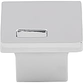 Top Knobs TK269PC Sanctuary II Collection 1-1/4" Modern Metro Slot Knob, Polished Chrome