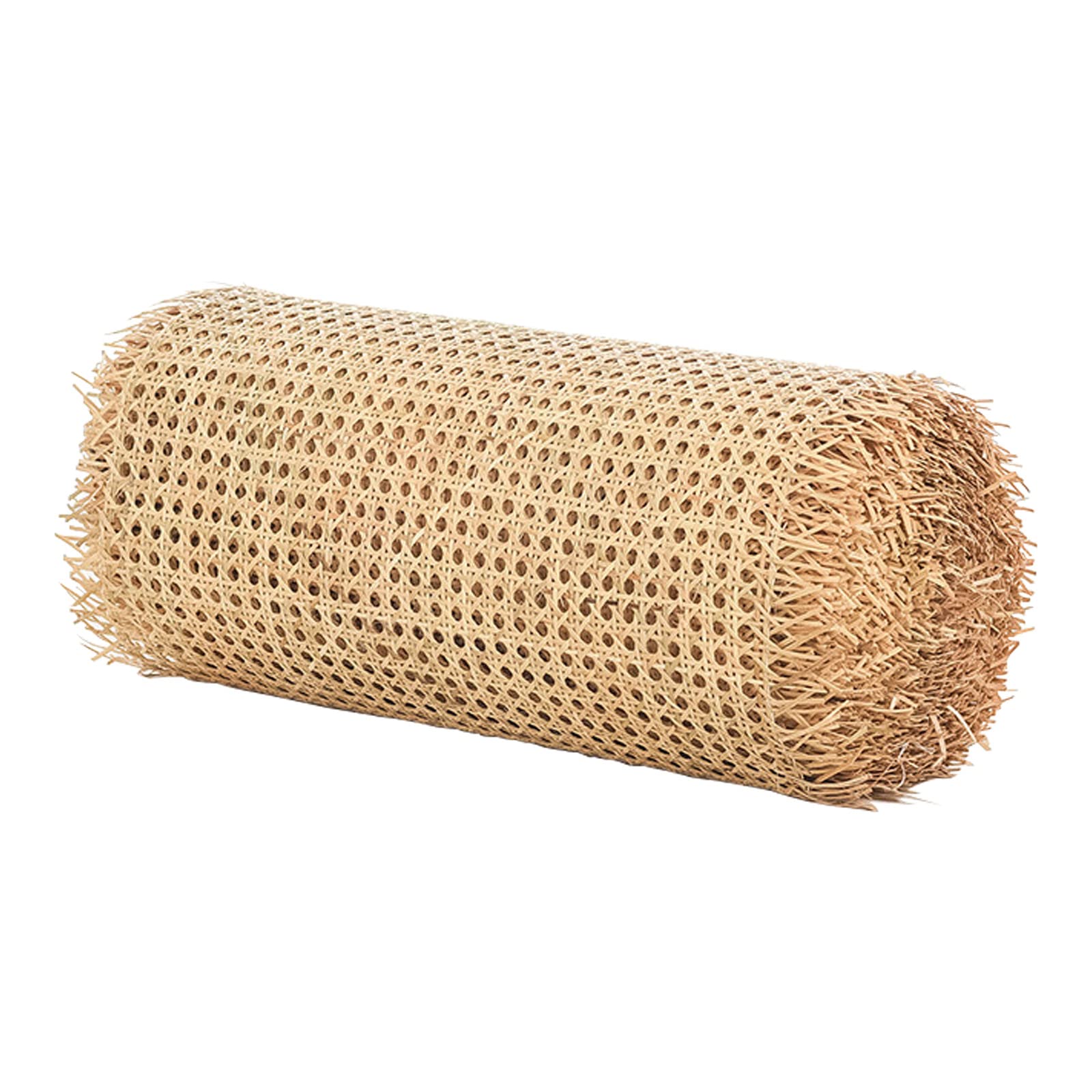maxant Hessian Fabric Roll, Rattan Cane Webbing, Pressed Webbing Sheet, Woven Roll Furniture, Chair, Cabinet, Ceiling, Basket, Caning Material Diy Supplies (19.7'' x 3.3ft(0.5m 1m)), Brown