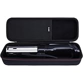 Hard Travel Carrying Case for Inkbird ISV-100W WIFI Sous Vide Cooker | Soft Rubber Handle &amp; Half Mesh Pocket for Accessories &amp; Double Zipper &amp; Scratch-resistant, Shock-resistant and Dirt-proof