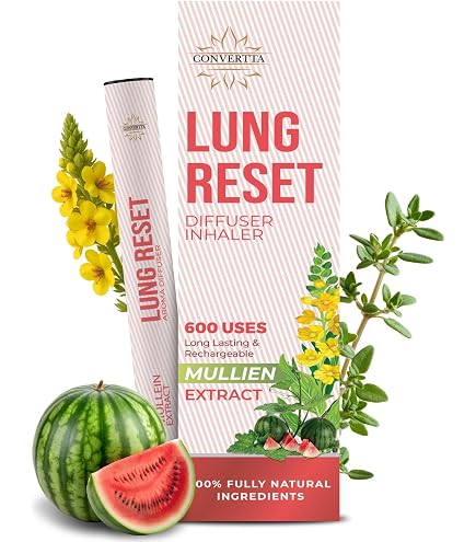 Amazon.com: Lung Detox Mullein Diffuser Pen | Natural Mullein Leaf | Lung  Health & Detox