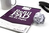 Silvine A4 Refill Pad 2/10/20 mm Graph 160 Pages 80 Sheets White view 5