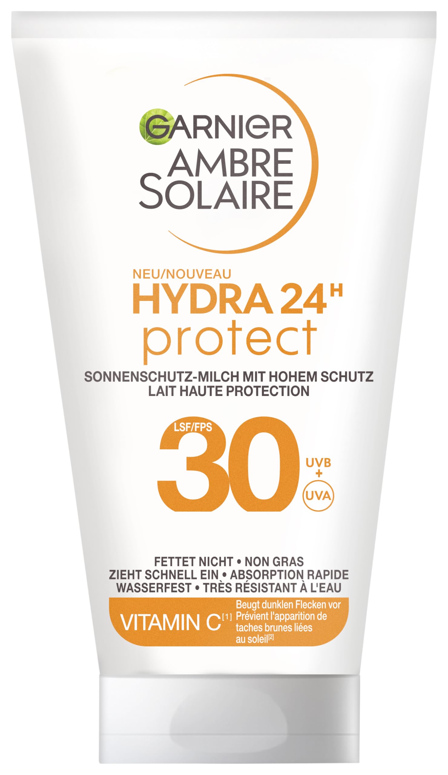 Garnier Ambre Solaire Sunscreen Moisturizing Sunscreen Milk LSF 30, 50 ml