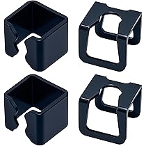 Black 2T Horizontal Jack Claw Clamp Clip Jack Acessórios Peças De Peças 6 Pack D