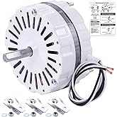 NUOVEPE F0510B2497 Attic Fan Replacement Motor Kit, White for Lomanco 2000 | Includes F0510B2944 fan unit, bridges and nylon locking nuts for power attic vent replacement.