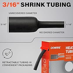 Dowire Heat Shrink Tubing 3/16" - Adhesive Lined