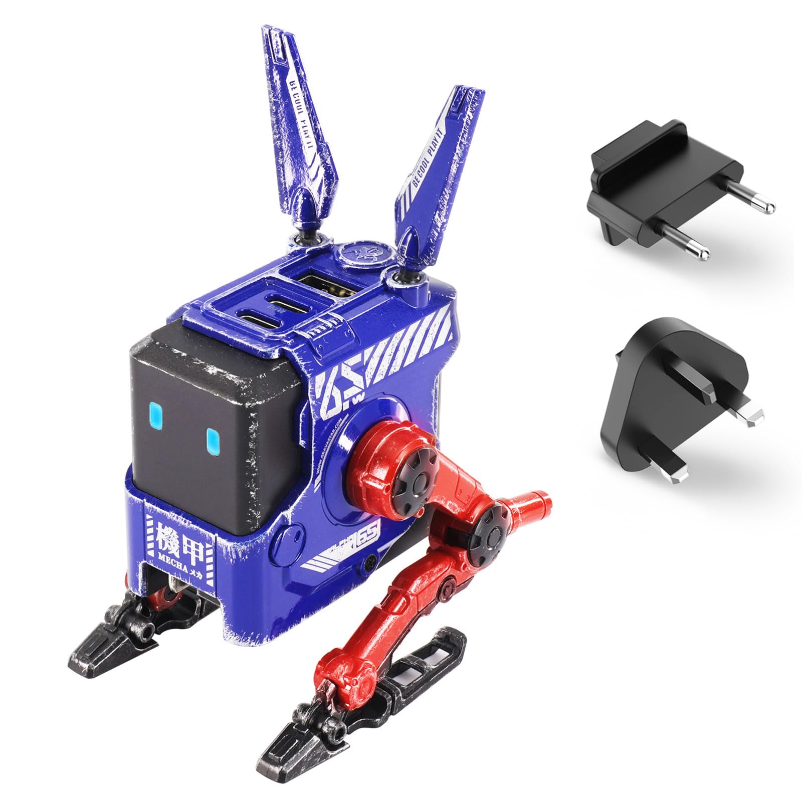 GravaStar Alpha 65W GaN Fast Charger Blue