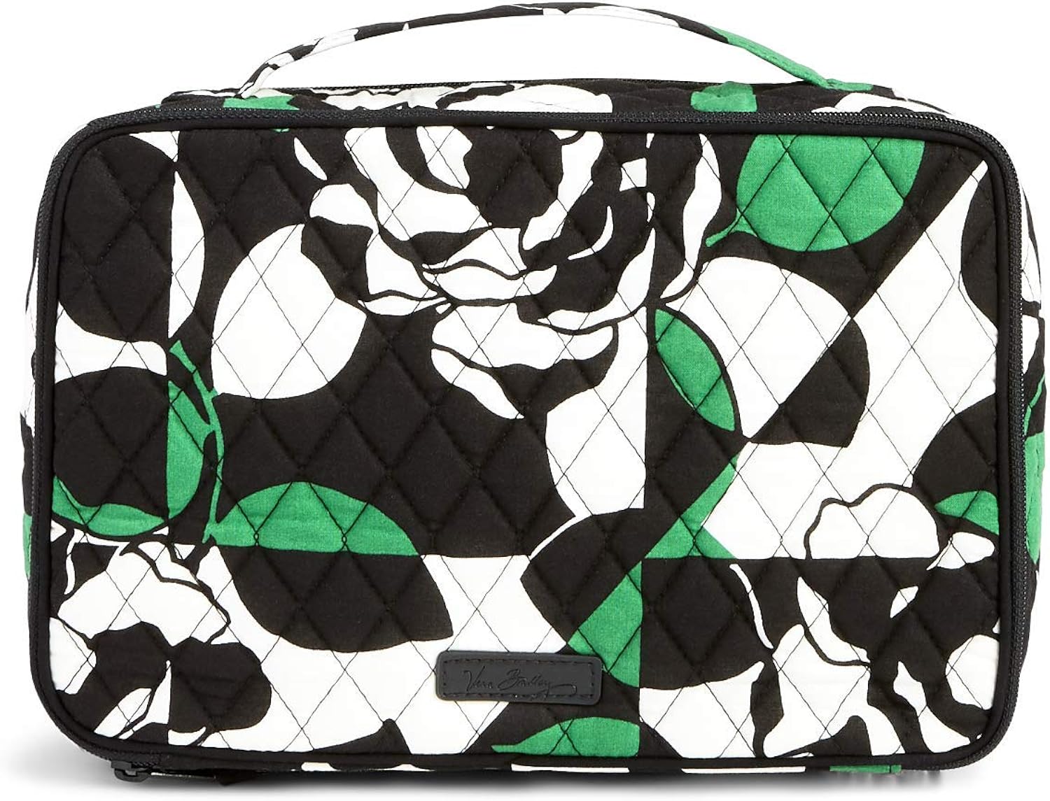 Vera Bradley Women's Signature Cotton Large Blush & Brush Cosmetic Makeup Case