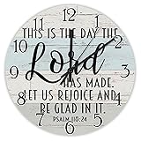 godblessign This is The Day Clock Bible Verse Wall