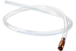 The Original Safety Siphon 6 Foot Hose For Gasoline And More - 3/4" Valve Siphon Pump - Use for Cars, Boats, Mowers - Self Priming Pump Transfers 3.5 Gallons per Minute - FDA Food Grade for Home Brews