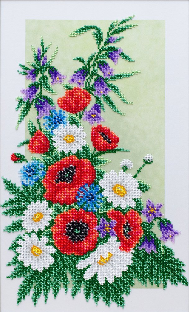 VDV Bead Embroidery Kit - The Bouquet of Wild Flowers