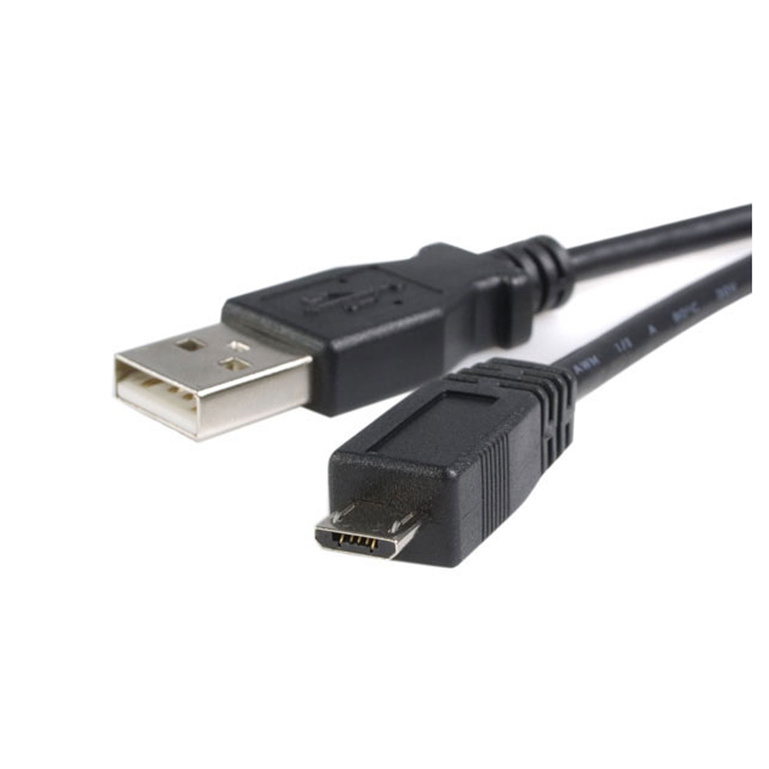 StarTech.com 6ft Micro USB Cable - A to Micro B - 6ft USB to Micro b - 6ft USB to Micro Cable - 6ft Micro USB Cable (UUSBHAUB6) — image 1