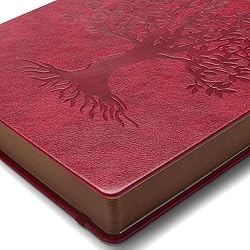 Thick Lined Journal Notebook with Pen, 360 Pages