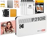 Kodak Mini 2 Retro 4Pass Portable Photo Printer 2.1x3.4 inches Bundled
