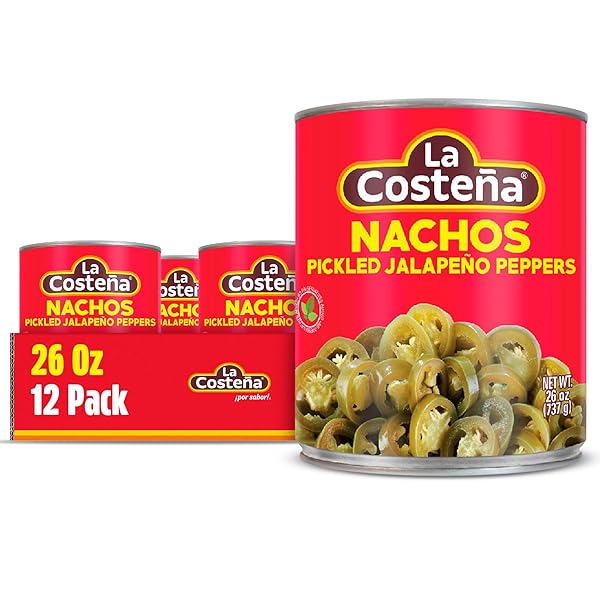 LA COSTEÑA SLICED NACHO JALAPENO PEPPERS – PICKLED...