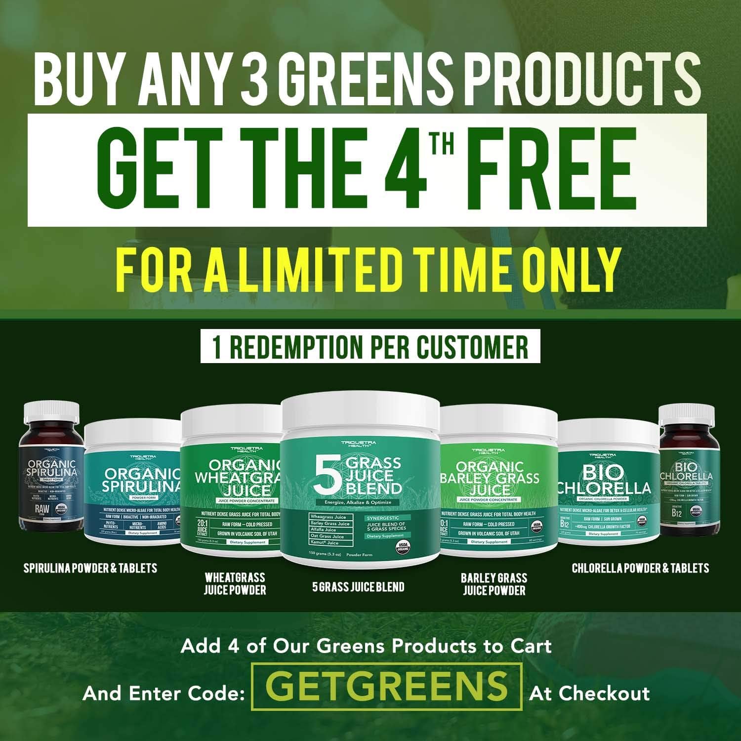 Organic Spirulina Tablets – Highest Nutrient Density & Purest Spirulina in World, Guaranteed - Raw Certified, 4 Organic Certifications, Non-Irradiated (120 Tablets): Health & Personal Care