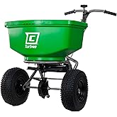 CHAPIN 89400C TurfPro 100 lb Lawn Spreader, Contractor, Stainless Steel | Stainless steel components; covers up to 22,000 sq ft per fill with precision spread control