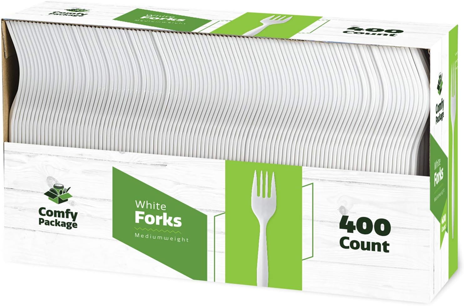 400 LightWeight White Disposable Plastic Forks Amazon.ca Home & Kitchen