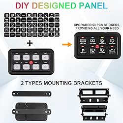 8 Gang Switch Panel Control Panel, RGB Toggle